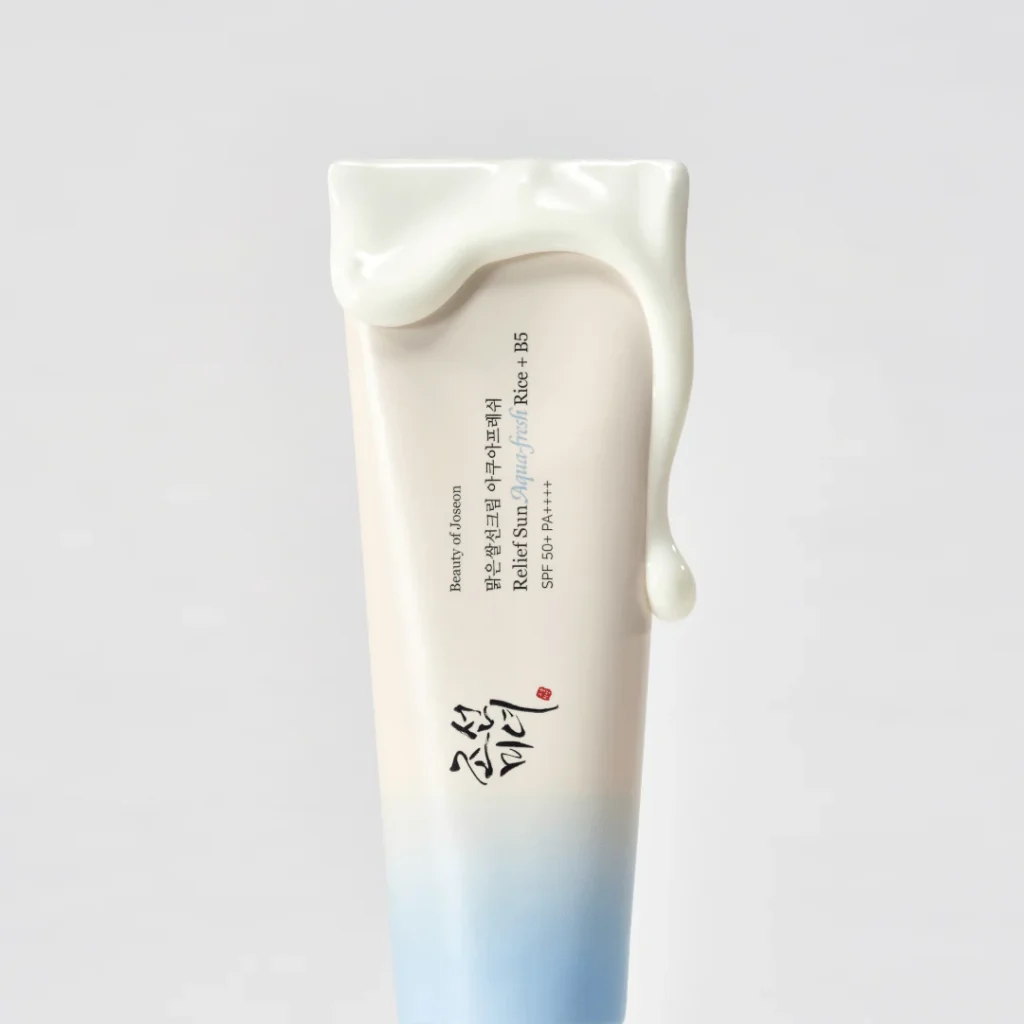Beauty of Joseon Relief Sun Aqua-fresh Rice + B5 50ml tube packaging