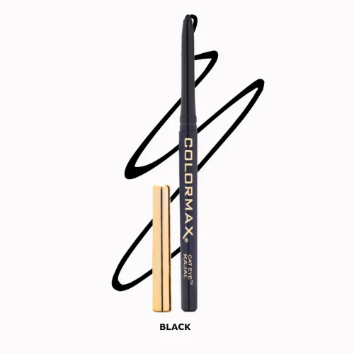 Colormax Waterproof Automatic Pencil Kajal Black 0.35g packaging