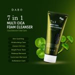 DABO 7 IN One Multi Cica Foam Cleanser 180ml tube packaging