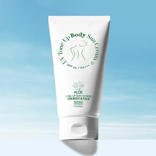 Tenzero Aloe UV Tone UV Body Sun Cream tube