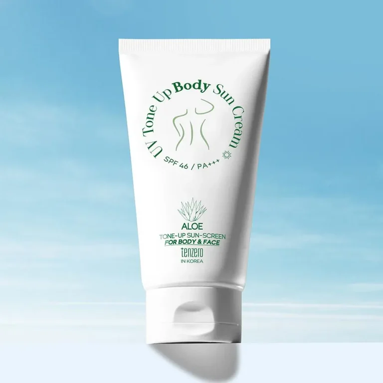 Tenzero Aloe UV Tone UV Body Sun Cream tube