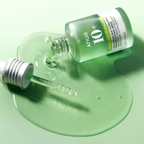 ANUA Azelaic Acid 10 Hyaluron Redness Soothing Serum 10ml small glass dropper bottle