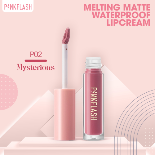 PINKFLASH Melting Matte Waterproof Lipcream L01 P02 Mysterious original packaging