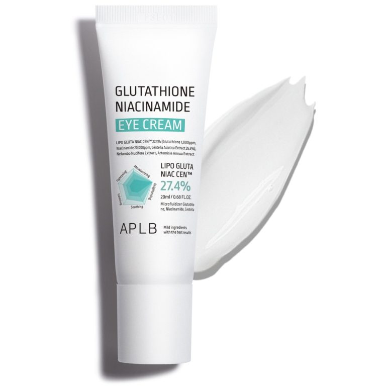 APLB Glutathione Niacinamide Eye Cream 20ml original silver and white tube
