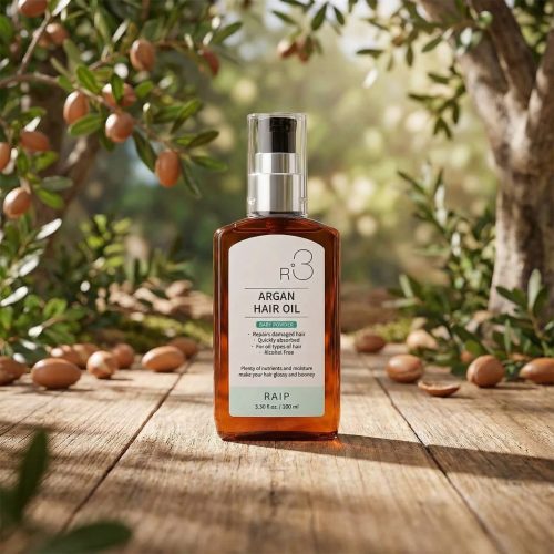 Raip R3 Argan Hair Oil Baby Powder 100ml original Korean bottle