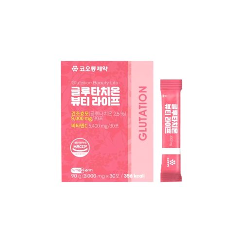 Kolon Pharmaceutical Glutathione Beauty Life supplement box