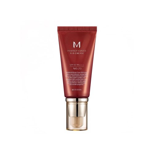 Missha Cover BB Cream SPF42 PA+ No.23 50ml tube, designed for coverage and sun protection.