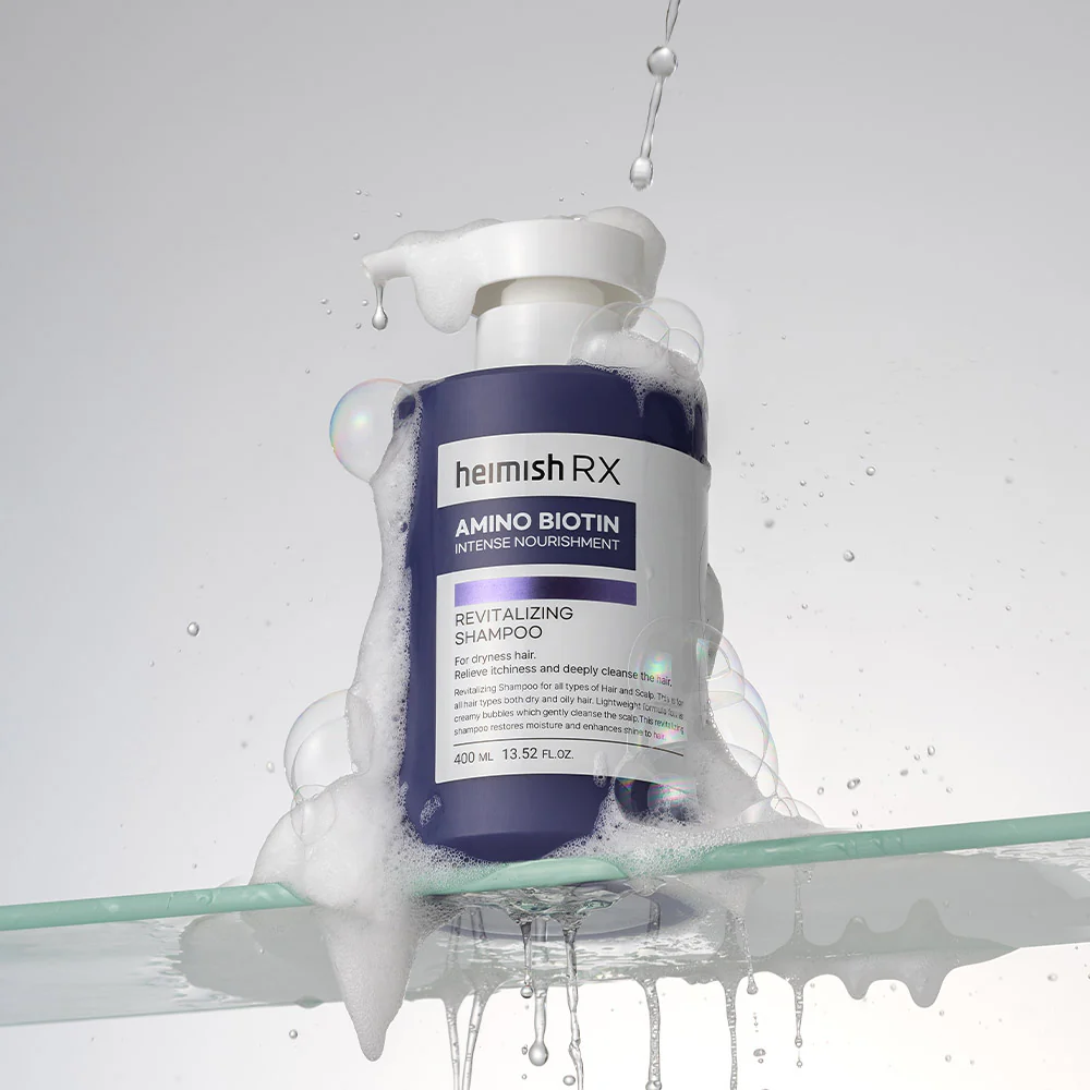 Heimish-Rx-Amino-Biotin-Revitalizing-Shampoo-400ml-BBQueen16 Heimish Rx Amino Biotin Revitalizing Shampoo 400ml bottle packaging