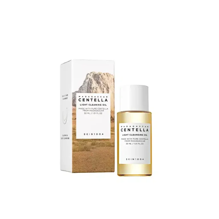 SKIN1004 Madagascar Centella Light Cleansing Oil 30ml bottle, gentle cleansing oil for sensitive skin.