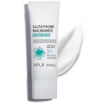 APLB Glutathione Niacinamide Sunscreen 40ml original silver and white tube