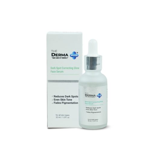 The Derma Plus Dark Spot Correcting Glow Face Serum bottle