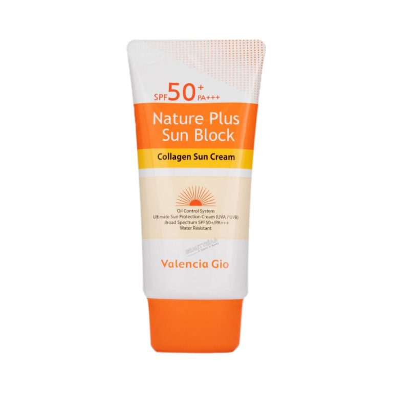 Valencia Gio Nature Plus Sun Block SPF 50+ tube